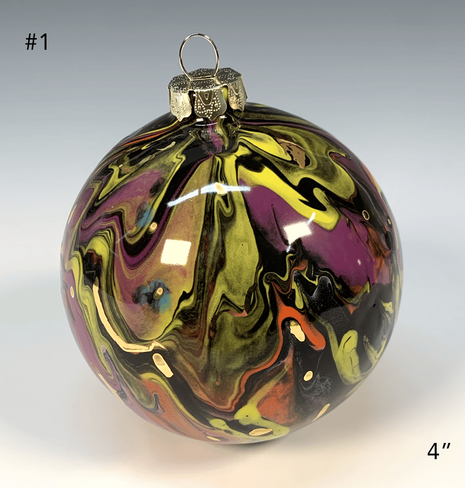 Image of Limited Edition 20K Gold Luster Ornament 4" (#1)