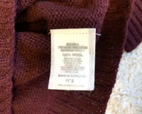 Image 7 of Bedwin and the Heartbreakers hand made Scottish wool sweater, size 2 (M)