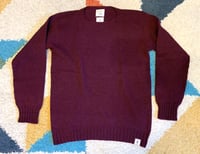 Image 1 of Bedwin and the Heartbreakers hand made Scottish wool sweater, size 2 (M)