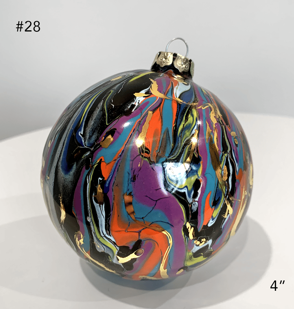 Image of Limited Edition 20K Gold Luster Ornament 4" (#28)