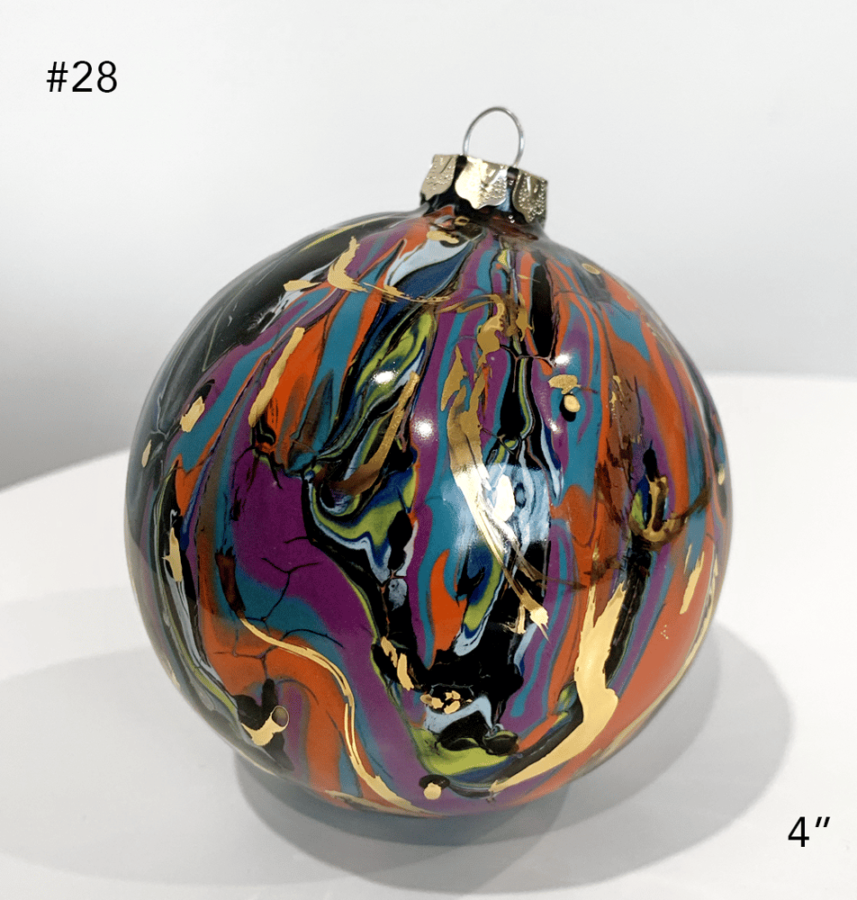 Image of Limited Edition 20K Gold Luster Ornament 4" (#28)