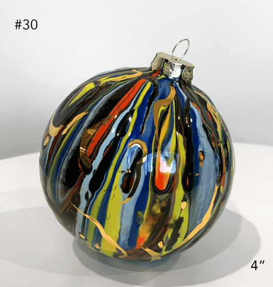 Image of Limited Edition 20K Gold Luster Ornament 4" (#30)