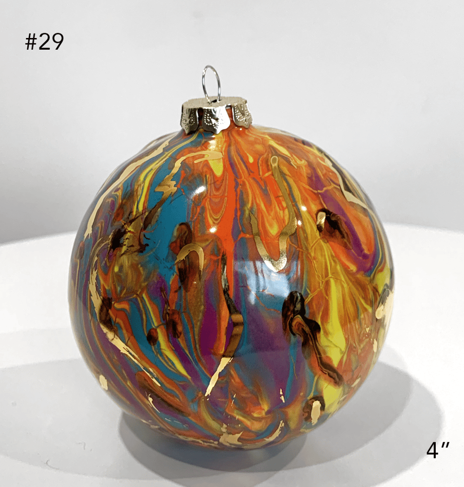 Image of Limited Edition 20K Gold Luster Ornament 4" (#29)