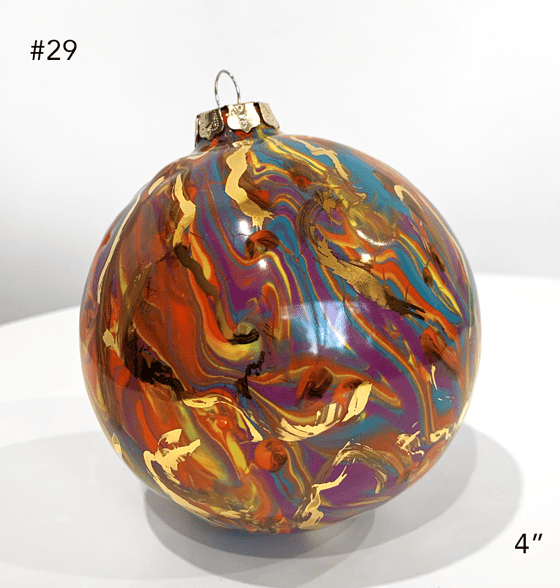 Image of Limited Edition 20K Gold Luster Ornament 4" (#29)