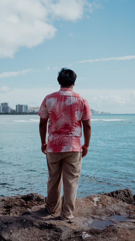 Image of Hapu'u Coral Aloha Shirt 