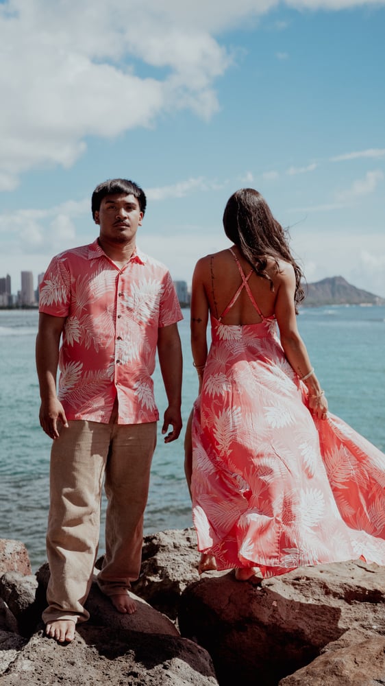 Image of Hapu'u Coral Aloha Shirt 
