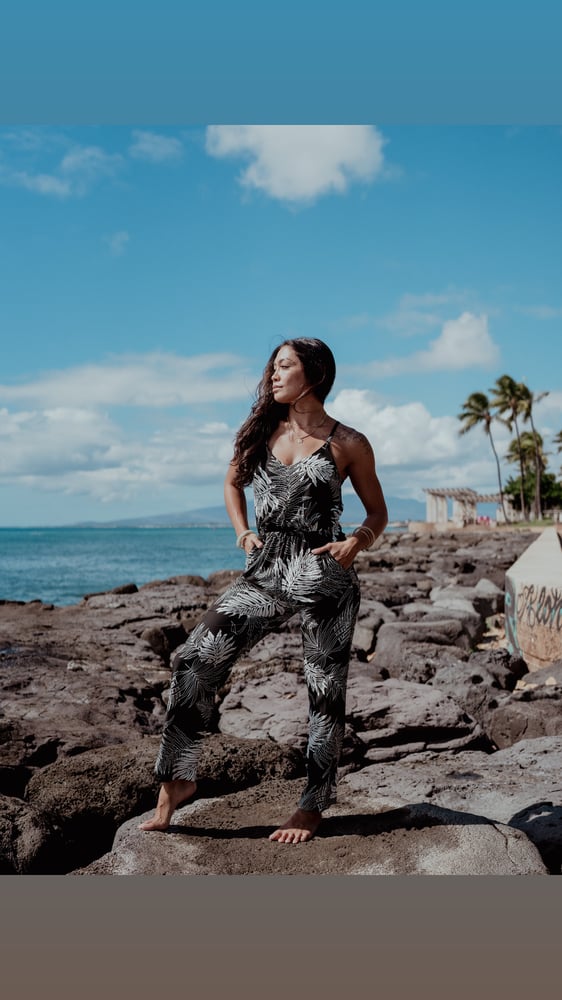 Image of  Hapu'u Black Jumpsuit 