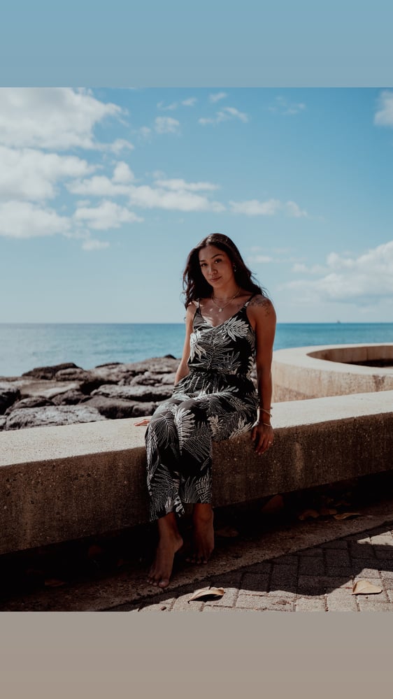 Image of  Hapu'u Black Jumpsuit 