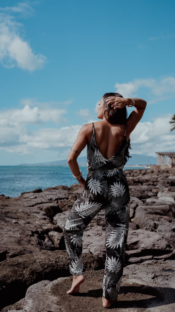 Image of  Hapu'u Black Jumpsuit 