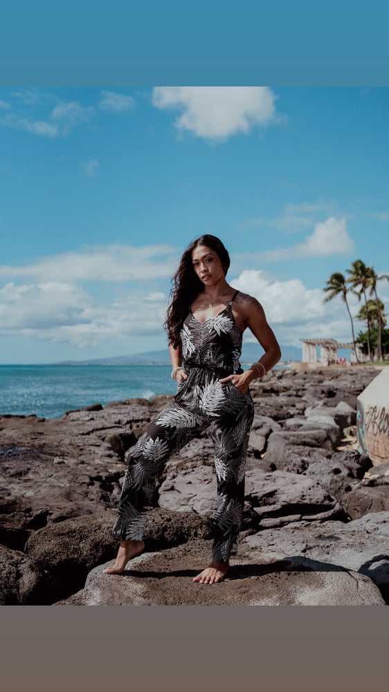 Image of  Hapu'u Black Jumpsuit 
