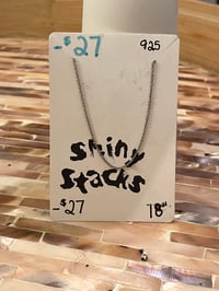 Image 1 of Sterling Silver 18” Cable Chain