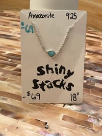 Image 1 of Amazonite Sterling Silver Necklace