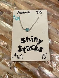 Image 2 of Amazonite Sterling Silver Necklace