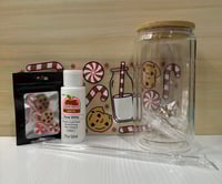 Image 1 of DIY Snowglobe Kit - Milk and Cookies