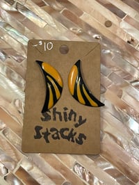 Image 2 of Retro Crescent Earrings