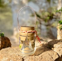 Image 2 of Wildflower Rustic Star Candle Holder - Small Jar - 202503