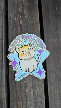 Adopt Don't Shop Glitter Sticker