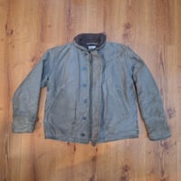 Image 2 of Authentic USN N-1 Deck Jacket - Size 46, c. 1940s (#3)