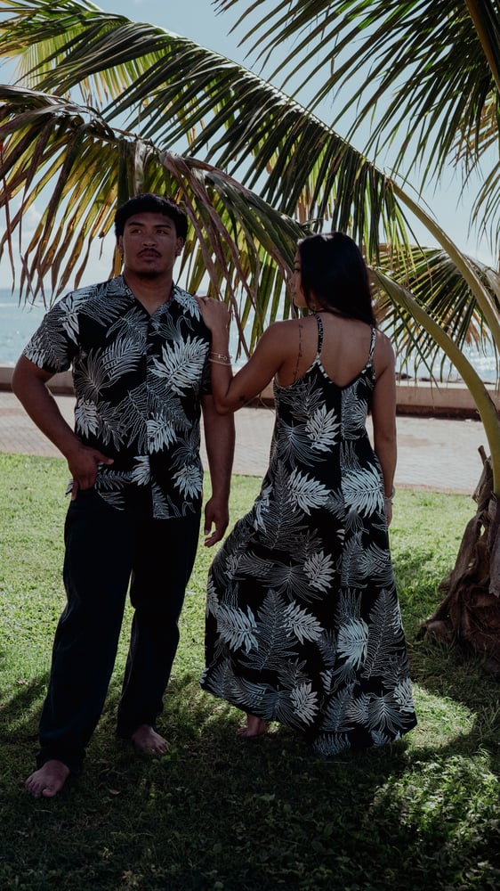 Image of Hapu'u Black Maxi Dress  