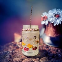 Image 4 of Wildflower Rustic Heart Candle Holder - Small Jar - 202504