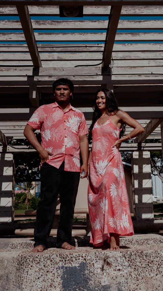 Image of Hapu'u Coral Maxi Dress  