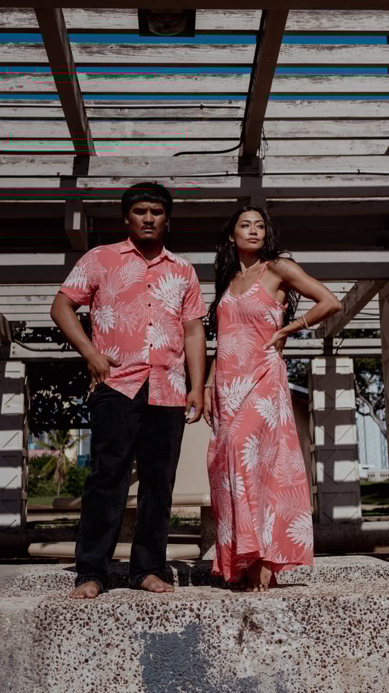 Image of Hapu'u Coral Maxi Dress  