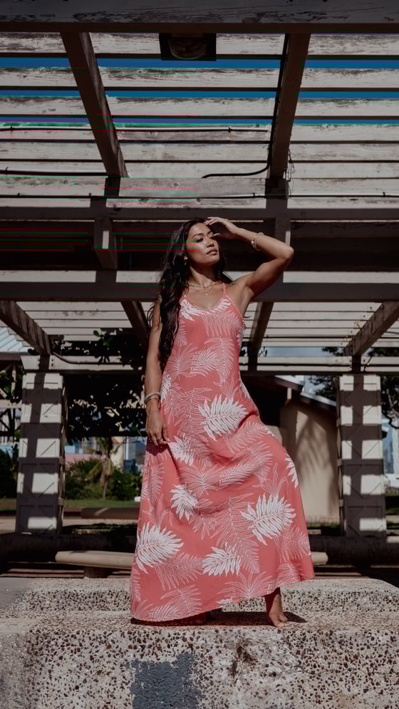 Image of Hapu'u Coral Maxi Dress  