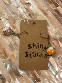 Image 2 of Flower Bulb Dangle Earrings