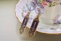 Image 3 of Lavender Wind Chime Earrings