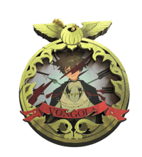 Image 1 of Reborn! | Double Layer Wood Charm