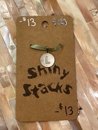 Image 1 of Sterling Silver “L” Circle Charm