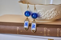 Image 2 of Porcelain Themed Wind Chime Earrings
