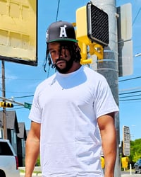 Image 3 of [Pre-Order] AUSTIN Snapback - Black - WITH SIDE EMBROIDERY