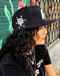 Image 5 of [Pre-Order] AUSTIN Snapback - Black - WITH SIDE EMBROIDERY