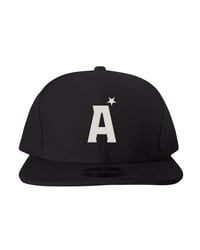 Image 2 of [Pre-Order] AUSTIN Snapback - Black - WITH SIDE EMBROIDERY