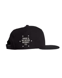 Image 4 of [Pre-Order] AUSTIN Snapback - Black - WITH SIDE EMBROIDERY