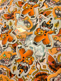 Image 1 of Glittery Halloween stickers