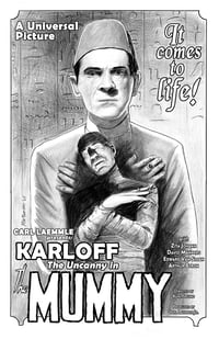 The Mummy 1932 11x17 Print