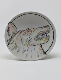 Image 1 of Wolf Dog Lunch Plate