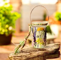 Image 5 of Wildflower Rustic Moon Candle Holder - Small Jar - 202505