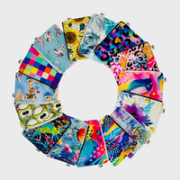 Image 1 of Bright and Funky Petite Pouches