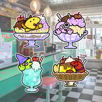 Smiling Friends Dessert Stickers