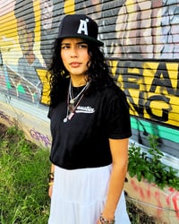 Image 3 of [Pre-Order] AUSTIN Snapback - Black - NO SIDE EMBROIDERY