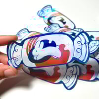 Rabbit candy sticker