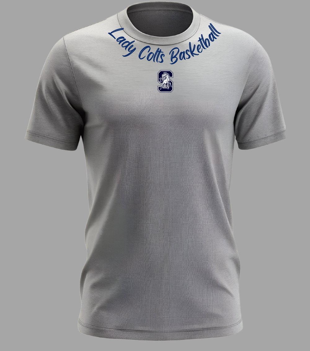 Image of Lady Colts Basketball Collar Tee
