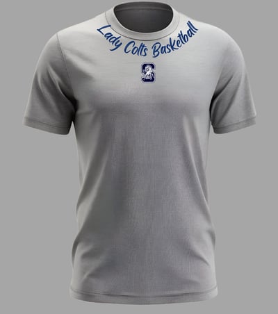 Image of Lady Colts Basketball Collar Tee
