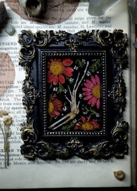 Image 5 of Lizard Claw and Floral Mini Wall Frame