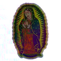 La Virgen Glitter Sticker 