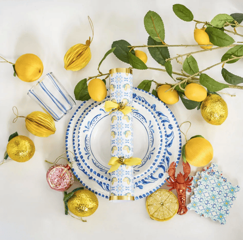 Image of La Dolce Vita Glitter Lemon Hanging Decoration