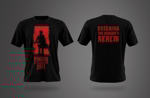 Image of DUNGEON BOY T-SHIRT „Entering the Dragon’s Realm“ 